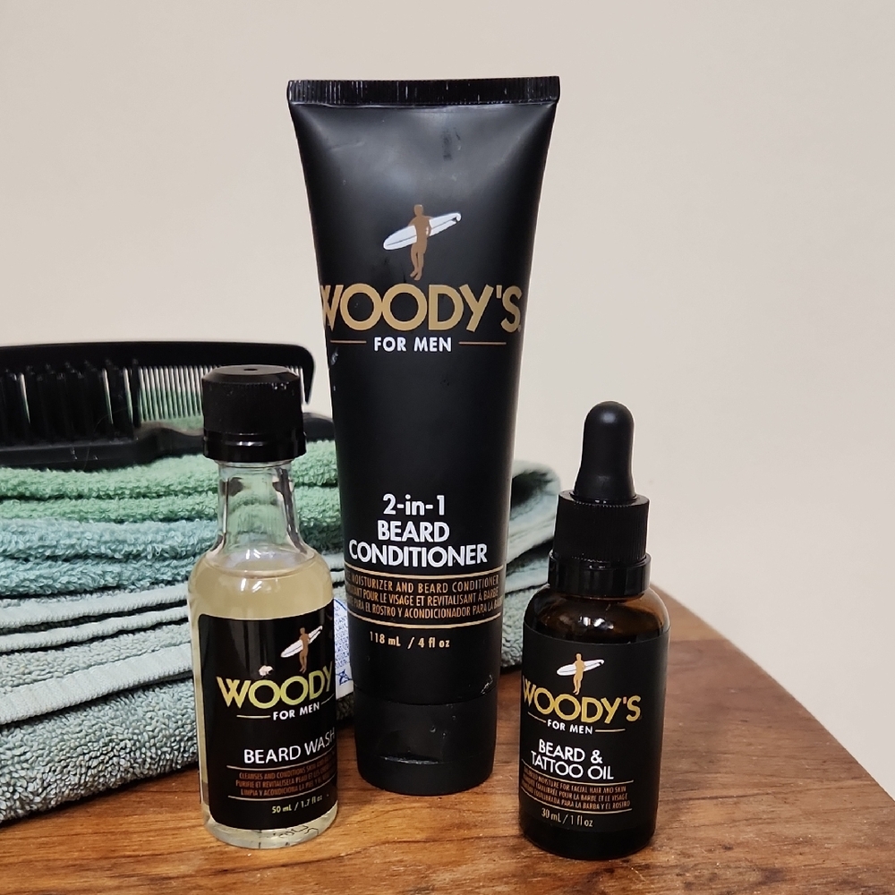 Black Beard Grooming Set
